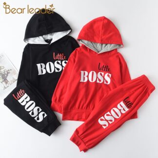 Bear Leader Boys Clothing Sets New Autumn Boys Clothes Print Sweatshirt Pants 2Pcs Suit Casual Kids Clothing Sets for 1-5 Years