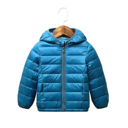 2020 Autumn Winter Hooded Children Down Jackets For Girls Candy Color Warm Kids Down Coats For Boys 2-9 Years Outerwear Clothes