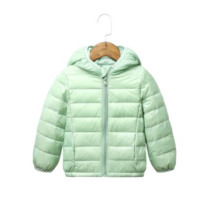 2020 Autumn Winter Hooded Children Down Jackets For Girls Candy Color Warm Kids Down Coats For Boys 2-9 Years Outerwear Clothes