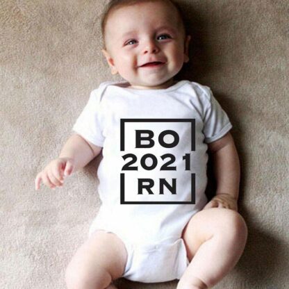 2021 New Born Baby Boy Girl Short-sleeved Romper Baby New Romper Gifts Year Wholesale Rriangle C3Q1