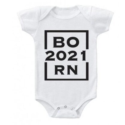 2021 New Born Baby Boy Girl Short-sleeved Romper Baby New Romper Gifts Year Wholesale Rriangle C3Q1